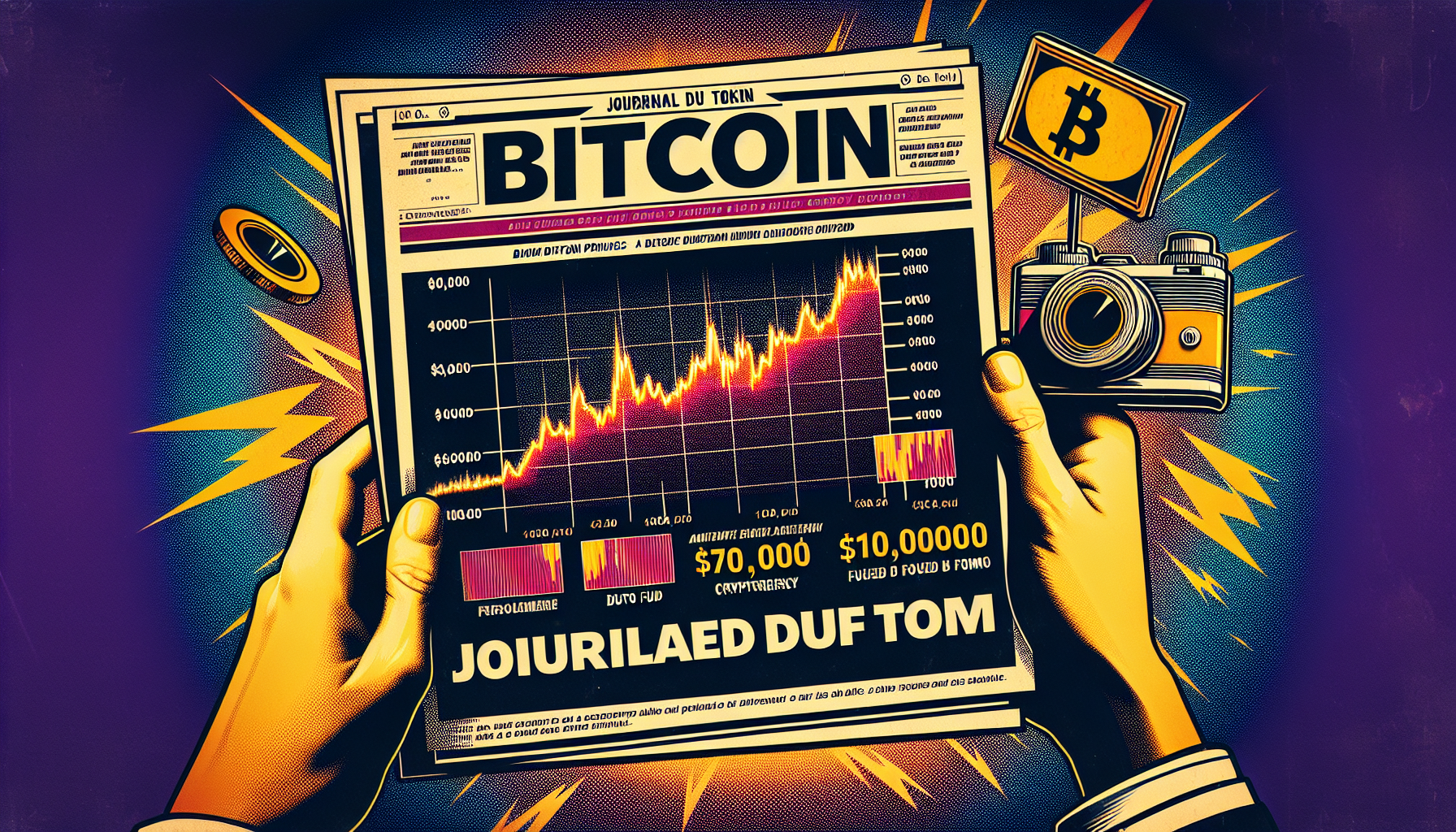 découvrez comment le bitcoin (btc) pourrait atteindre 70 000 $ en raison du fud et potentiellement 100 000 $ sous l'effet du fomo, selon les analyses du journal du token. plongez dans les dynamiques du marché et les émotions des investisseurs qui influencent ces fluctuations.