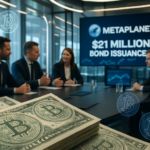 découvrez comment metaplanet lance une émission d'obligations de 21 millions de dollars visant à renforcer ses réserves de bitcoin. une stratégie audacieuse pour soutenir sa croissance dans le secteur des cryptomonnaies.