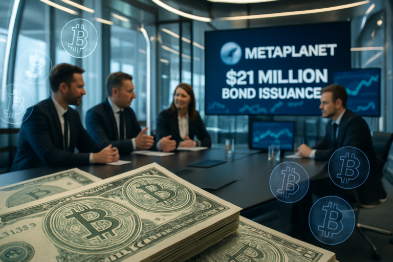 découvrez comment metaplanet lance une émission d'obligations de 21 millions de dollars visant à renforcer ses réserves de bitcoin. une stratégie audacieuse pour soutenir sa croissance dans le secteur des cryptomonnaies.