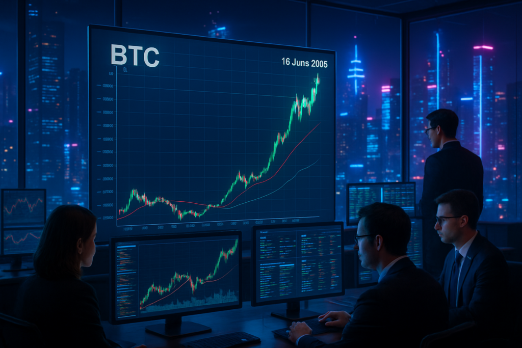 découvrez les dernières tendances du bitcoin et une analyse approfondie du btc au 16 juin 2025. cette étude examine les facteurs qui pourraient influencer un retour imminent à son sommet historique, offrant des perspectives pour investisseurs et passionnés de crypto-monnaies.