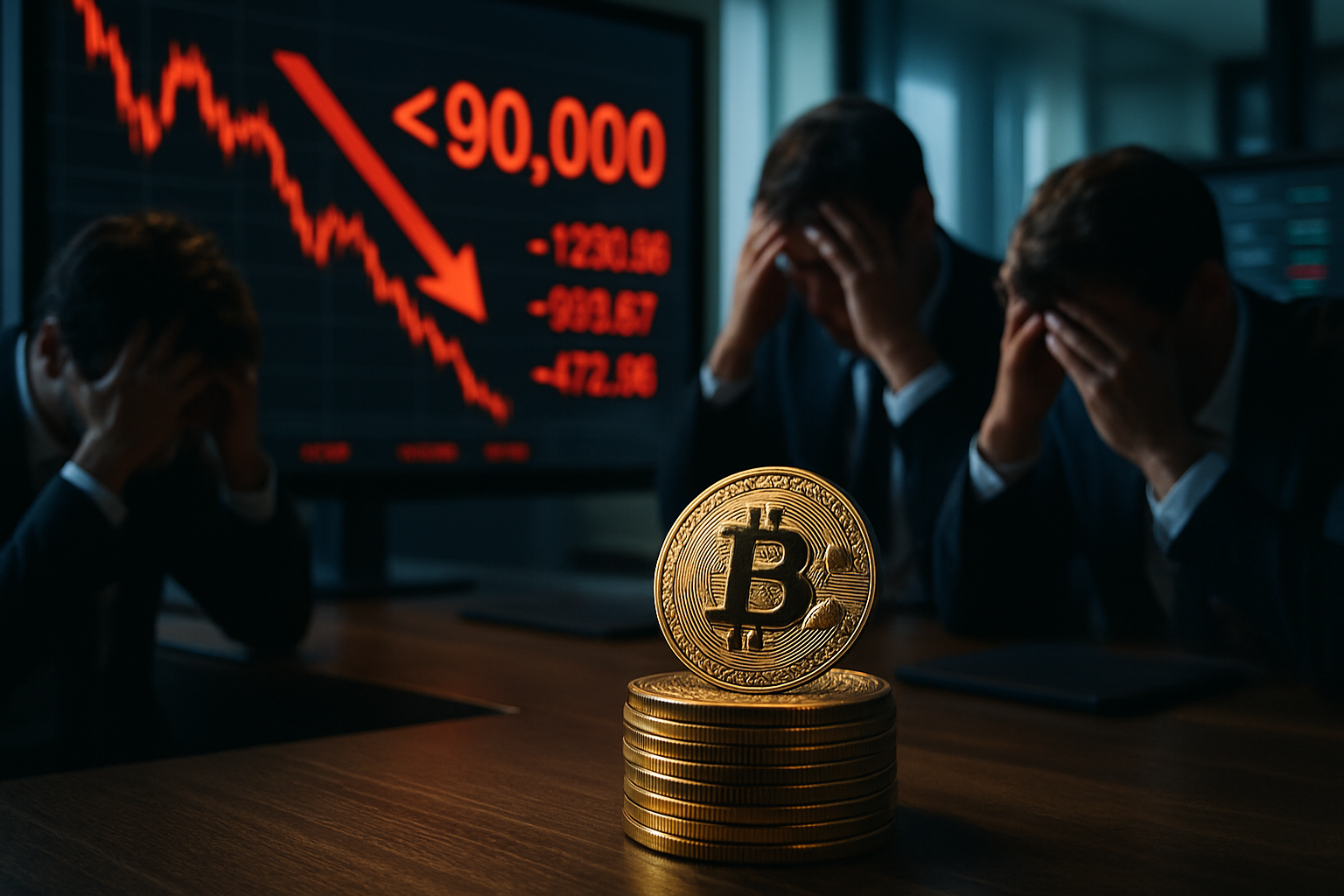 découvrez comment la chute du bitcoin sous 90 000$ pourrait menacer la trésorerie de nombreuses entreprises. analyse des impacts économiques et des stratégies à adopter face à la volatilité du btc.