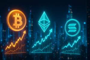 découvrez les objectifs de prix prévus pour bitcoin (btc), ethereum (eth) et solana (sol) suite à leur premier lancement. analyse des tendances du marché et prévisions pour guider vos investissements.