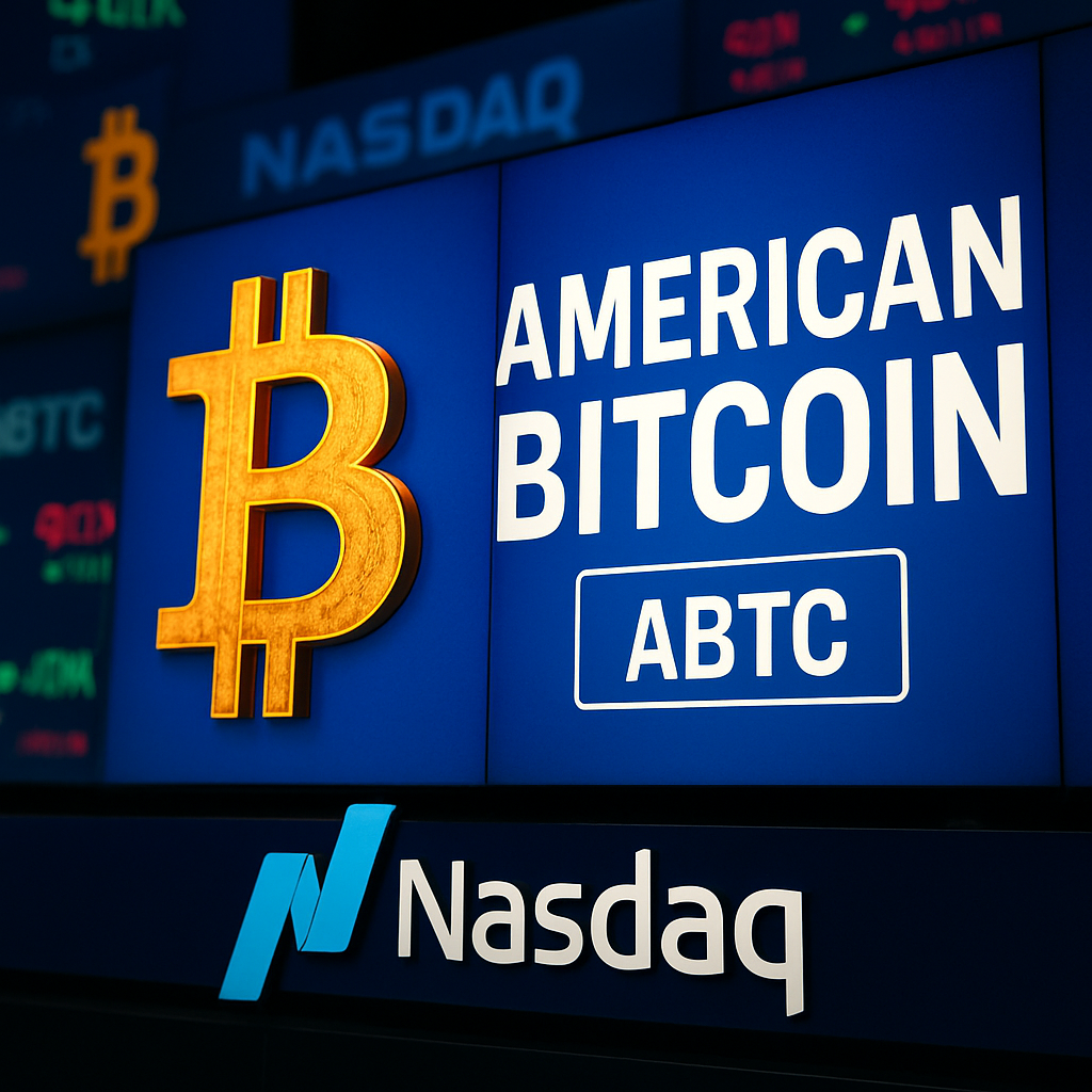 découvrez comment american bitcoin (abtc), le groupe minier soutenu par la famille trump, fait sensation en rejoignant le nasdaq. analyse des enjeux et de l'impact de cette entrée sur le marché boursier.