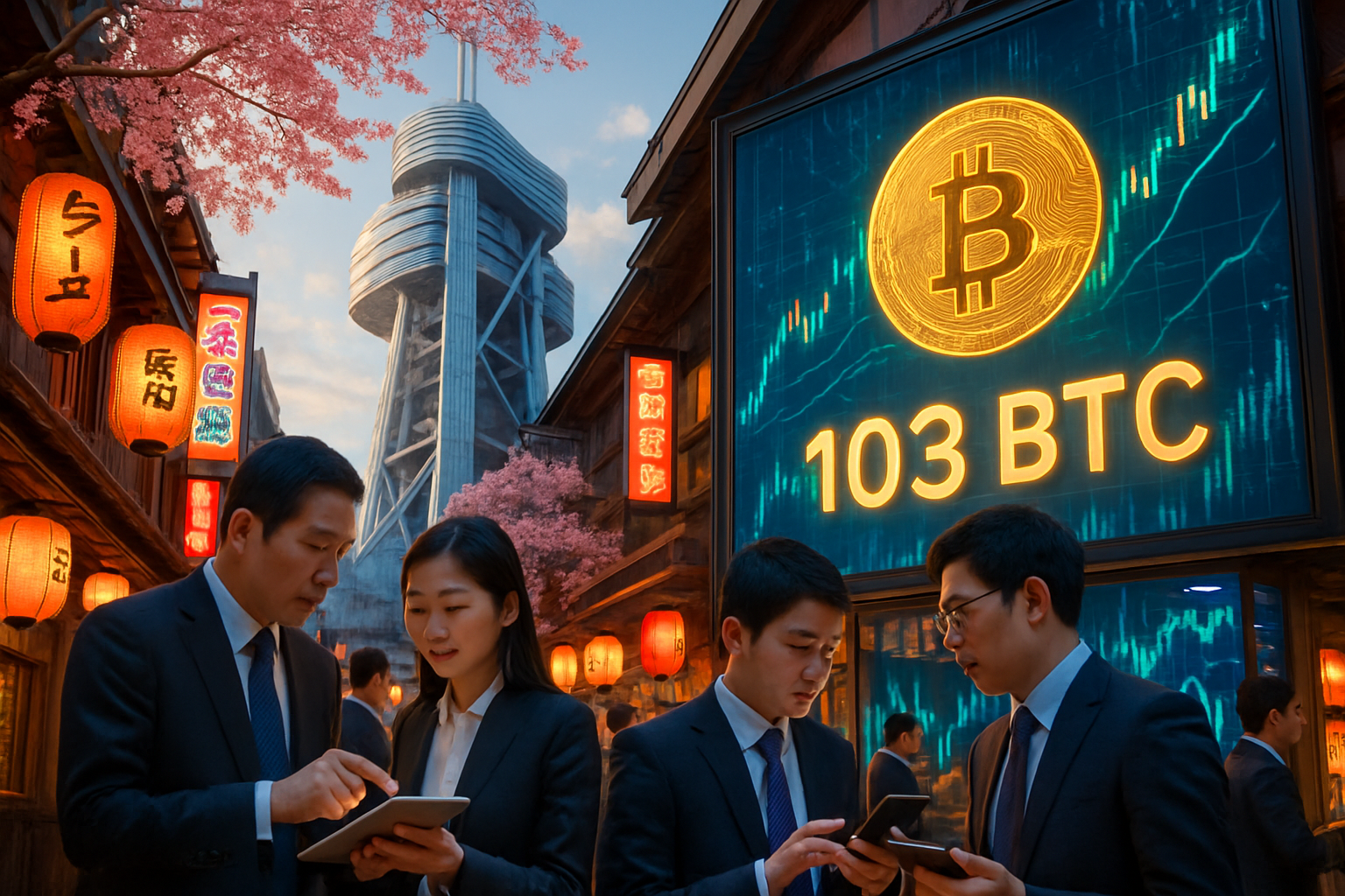 metaplanet marque une avancée majeure au japon en acquérant 103 btc et en rejoignant l'indice ftse japan des entreprises intermédiaires, affirmant ainsi son positionnement innovant dans le secteur technologique et financier.
