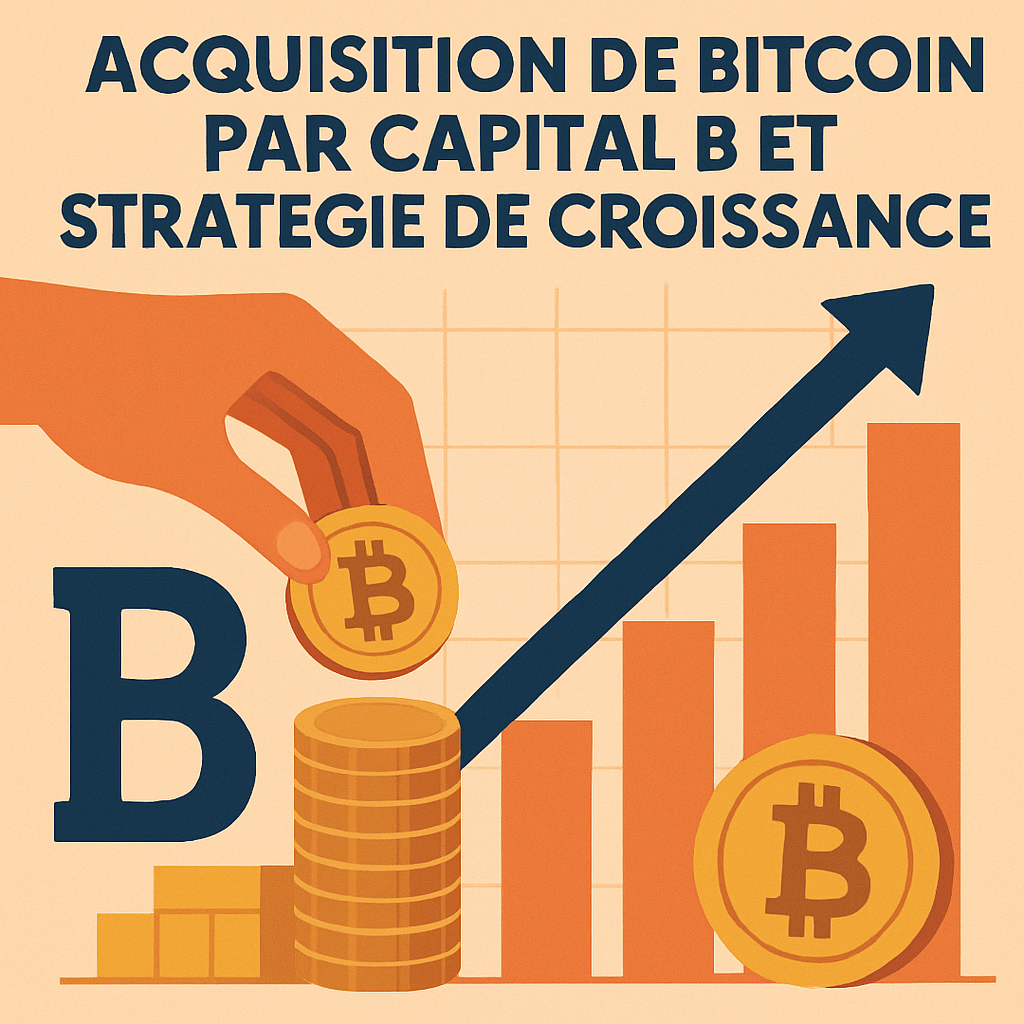 capital b renforce sa position dans le secteur des cryptomonnaies en acquérant 12 btc pour 1,2 million d'euros, portant son total à 2 812 btc. découvrez une stratégie d'investissement ambitieuse et sécurisée.