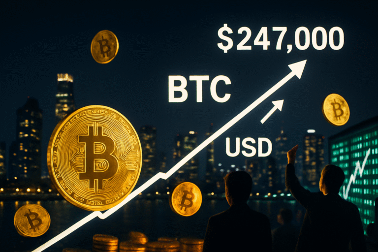 découvrez l'analyse de la tendance haussière du bitcoin (btc/usd) et les perspectives d'un objectif ambitieux à 247 000 $. analyse approfondie du marché et facteurs à surveiller pour les investisseurs.