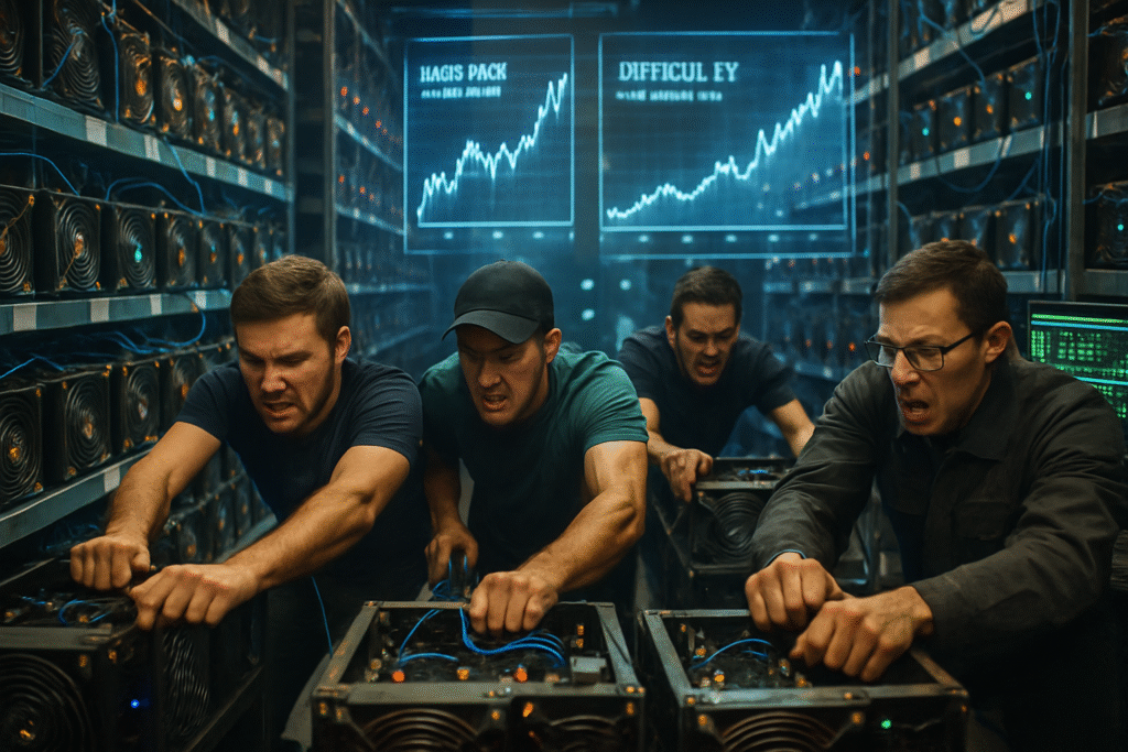 les mineurs de bitcoin se livrent une concurrence féroce alors que le hashrate et la difficulté du réseau atteignent des sommets inédits. découvrez l'impact de ces records sur l'industrie du minage et l'avenir du btc.