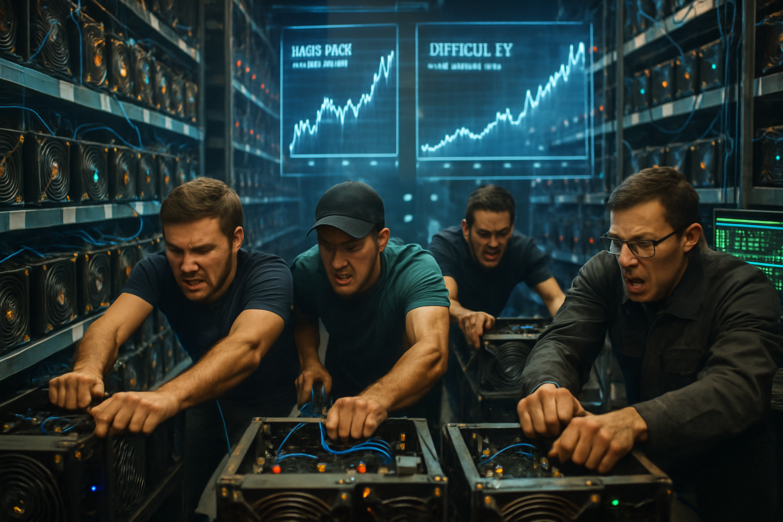 les mineurs de bitcoin se livrent une concurrence féroce alors que le hashrate et la difficulté du réseau atteignent des sommets inédits. découvrez l'impact de ces records sur l'industrie du minage et l'avenir du btc.