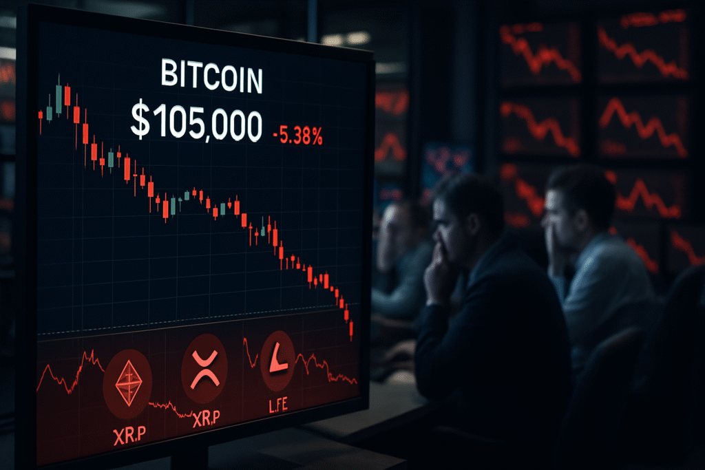 le bitcoin chute sous les 105 000 $, provoquant une baisse généralisée des altcoins en cette fin de semaine. analyse des causes et des conséquences sur le marché des cryptomonnaies.