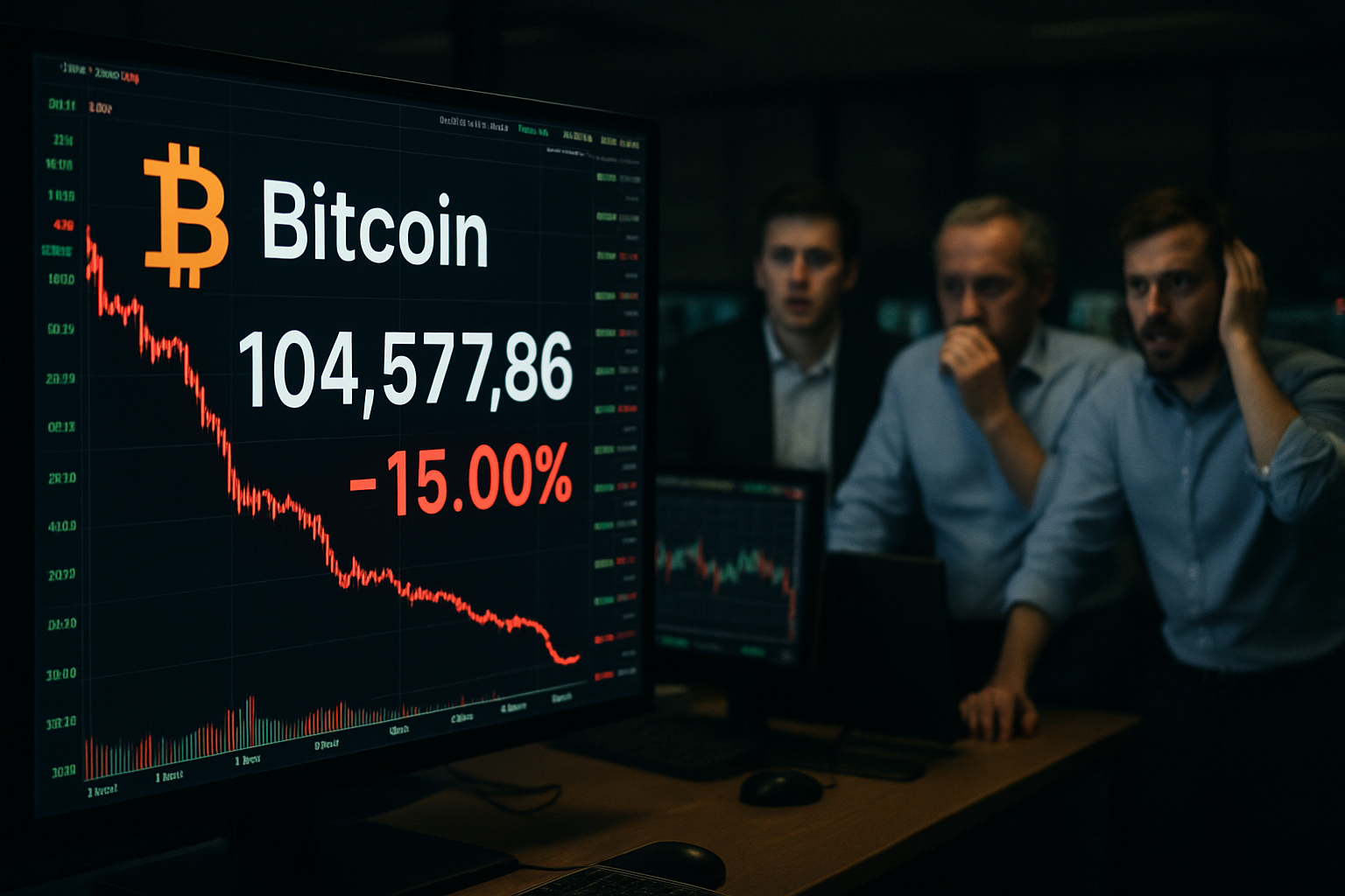 bitcoin subit une chute historique de 15% en 24 heures, franchissant à la baisse le seuil des 105 000 dollars. découvrez les causes et les conséquences de cet effondrement sans précédent sur le marché des cryptomonnaies.