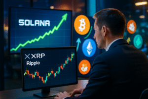 suivez en direct l’actualité xrp et ripple, le rebond de solana, les prévisions pour bitcoin (btc) et ethereum (eth), ainsi que les dernières tendances sur les memecoins et altcoins. restez informé des mouvements du marché crypto.
