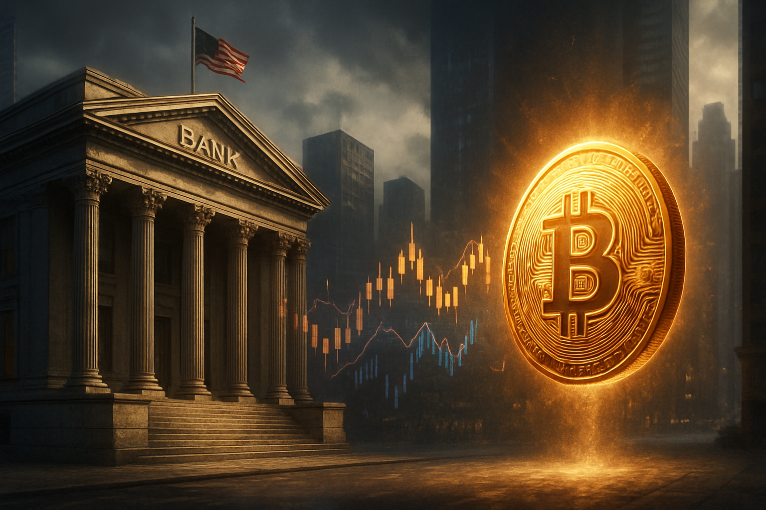 découvrez comment la finance traditionnelle s'intéresse de plus en plus à bitcoin (btc) et explorez les enjeux d'une possible domination du marché crypto par les institutions financières classiques.