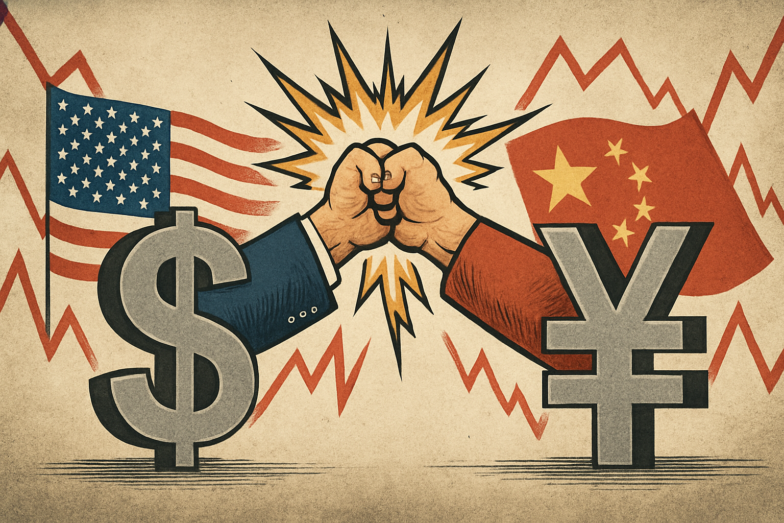 découvrez comment la montée des tensions commerciales entre donald trump et la chine impacte négativement les cours du bitcoin, provoquant une chute significative sur les marchés des cryptomonnaies.