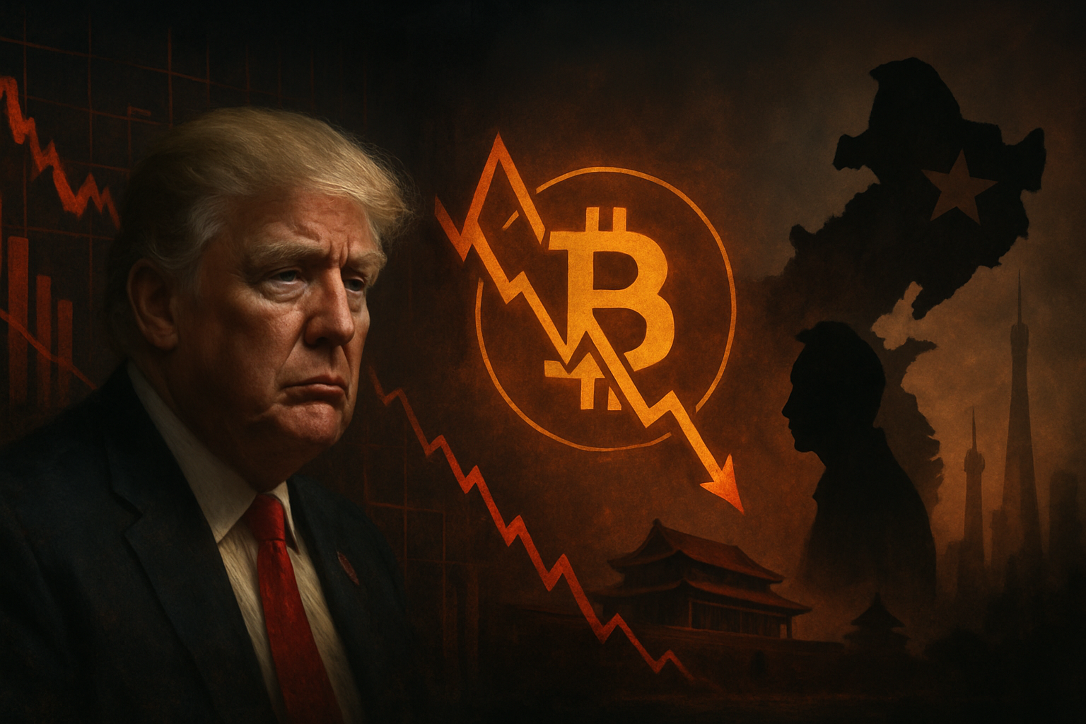 découvrez comment l’escalade des tensions commerciales entre trump et la chine provoque une baisse importante du cours du bitcoin. analyse des conséquences sur les marchés et conseils pour les investisseurs.