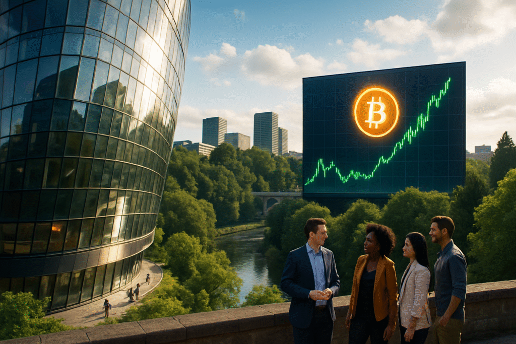 le luxembourg innove avec son fonds souverain intergénérationnel en investissant 1 % de son portefeuille dans le bitcoin, marquant une étape importante vers l’adoption des cryptomonnaies au niveau institutionnel.