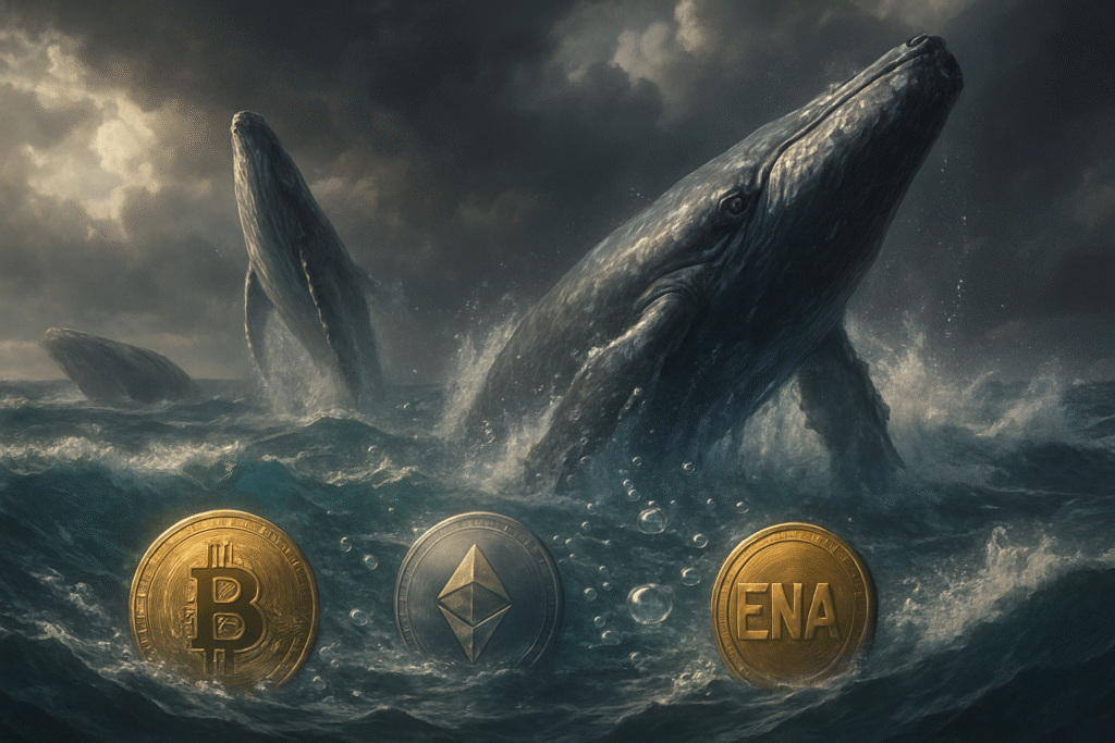 découvrez comment les grands investisseurs de la crypto se tournent massivement vers le btc, l'eth et l'ena, profitant des opportunités créées après une semaine de forte volatilité sur les marchés.