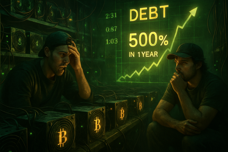 découvrez comment la dette des mineurs de bitcoin a grimpé de 500 % en seulement un an, révélant les défis financiers majeurs du secteur face à l'évolution du marché des cryptomonnaies.