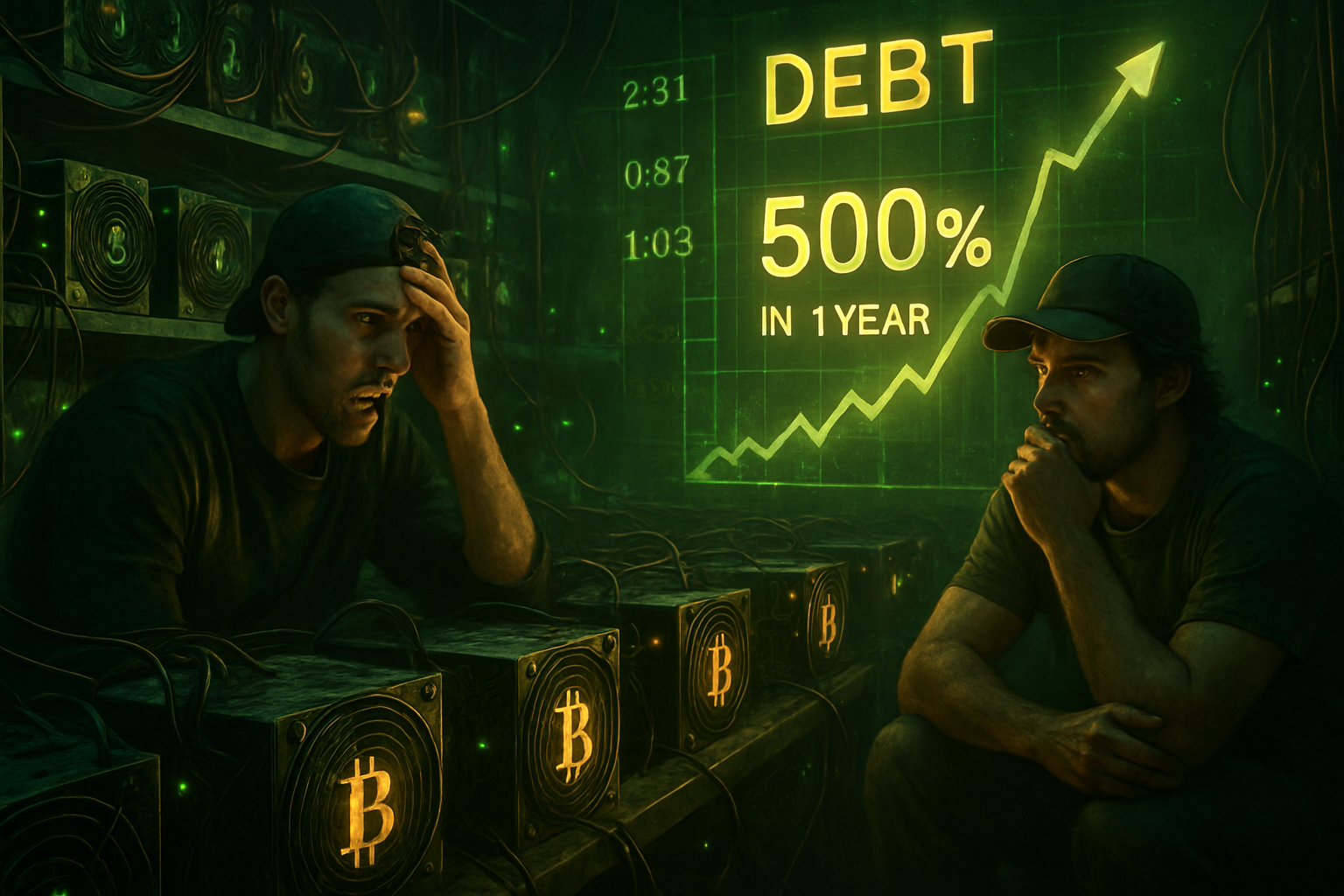 découvrez comment la dette des mineurs de bitcoin a grimpé de 500 % en seulement un an, révélant les défis financiers majeurs du secteur face à l'évolution du marché des cryptomonnaies.