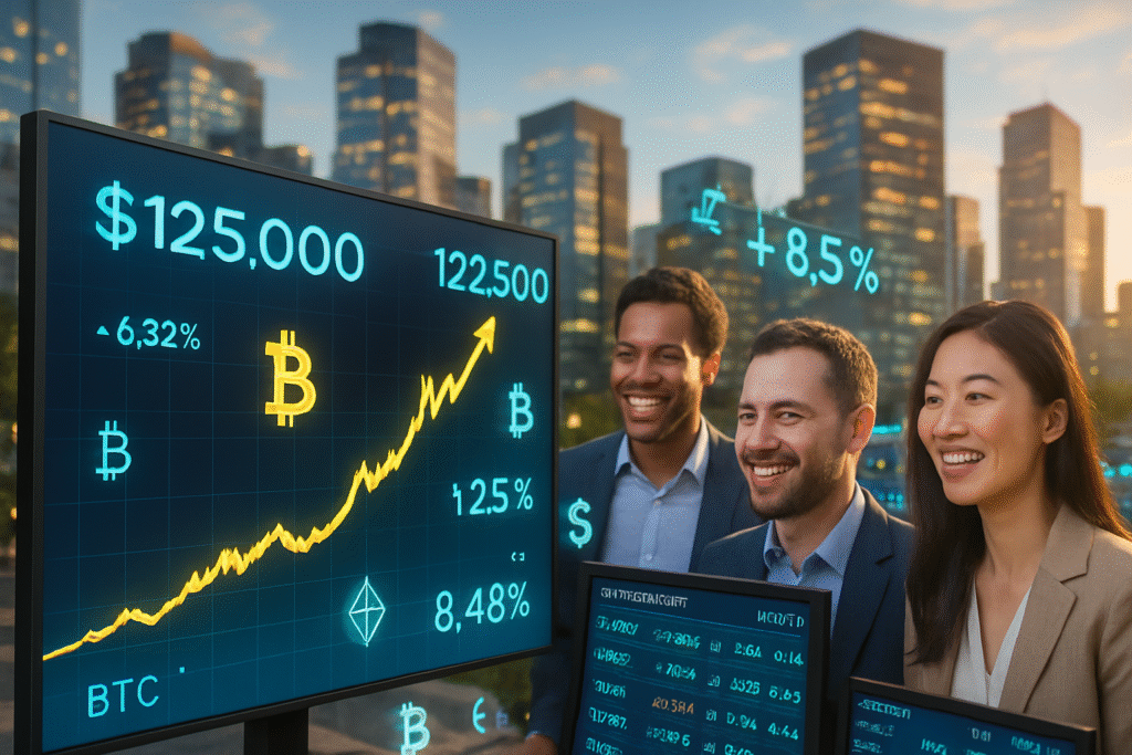découvrez comment l’uptober propulse le bitcoin vers de nouveaux sommets à 125 000 $ et assistez à l’essor du marché des cryptomonnaies franchissant la barre des 4 trillions de dollars. analyse et perspectives sur cette ascension remarquable !