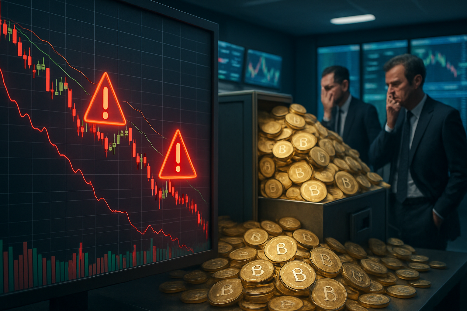 découvrez comment l’excédent de btc miné ne trouve plus preneur auprès des trésoreries et des etf, mettant en lumière une alerte importante sur le marché des cryptomonnaies.