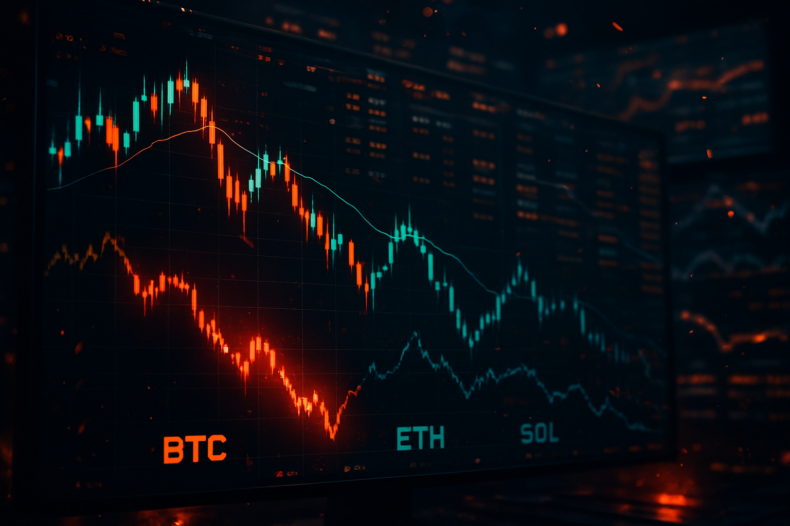 découvrez comment plus d'1,1 milliard de dollars de liquidations sur les positions à effet de levier ont secoué les marchés crypto en 24 heures, impactant btc, eth et sol.