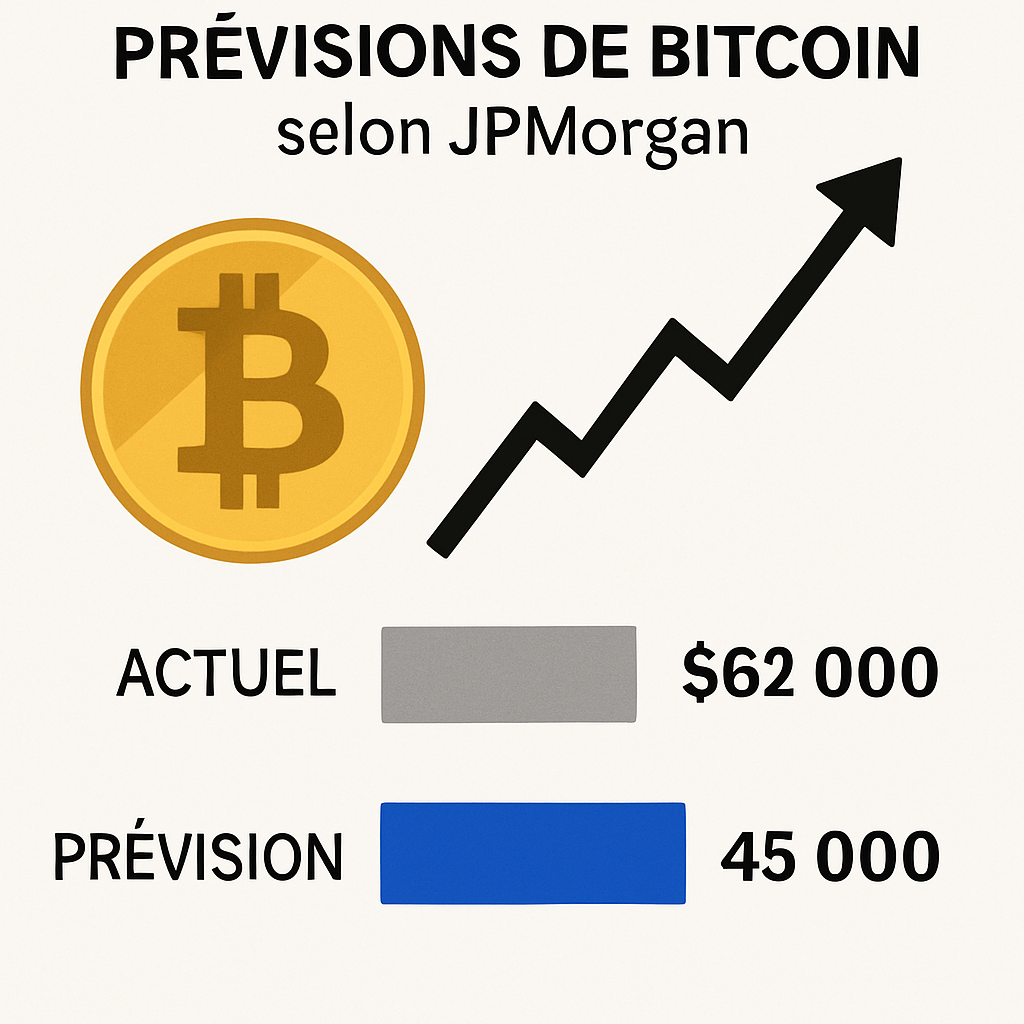 découvrez les prévisions de jpmorgan annonçant une forte hausse du bitcoin jusqu'à 170 000 $ dans les prochains mois. analyse et perspectives du marché btc.