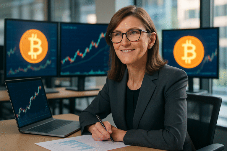 découvrez pourquoi cathie wood d'ark invest maintient sa prévision optimiste sur le bitcoin à 1,5 million de dollars, analysant les tendances et perspectives du marché des cryptomonnaies.