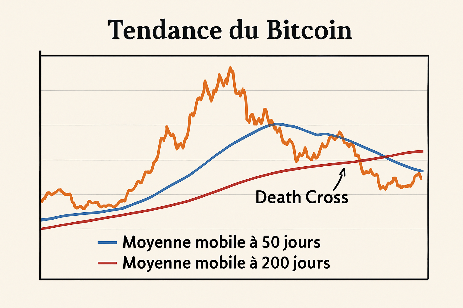 découvrez comment la death cross, un indicateur technique clé, pourrait annoncer la reprise du bitcoin le 13 novembre et influencer le marché des cryptomonnaies.