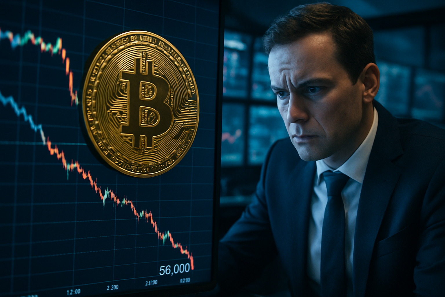 découvrez pourquoi un expert prévoit une chute du bitcoin (btc) à 56 000 dollars et quelles sont les implications pour les investisseurs.