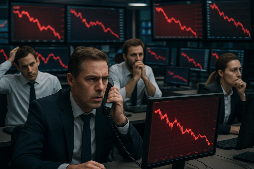 le cac 40 plonge sous les 8 000 points, le nasdaq recule de 1,7 % et le bitcoin perd 2,3 %, reflet d'une journée difficile sur les marchés financiers.