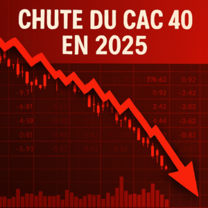 le cac 40 tombe sous les 8 000 points, tandis que le nasdaq chute de 1,7 % et le bitcoin recule de 2,3 %, marquant une journée difficile pour les marchés financiers.