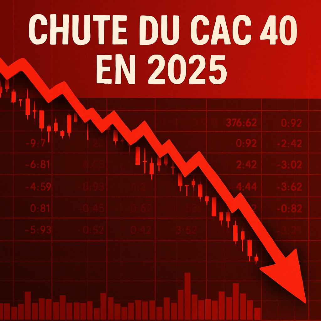 le cac 40 tombe sous les 8 000 points, tandis que le nasdaq chute de 1,7 % et le bitcoin recule de 2,3 %, marquant une journée difficile pour les marchés financiers.