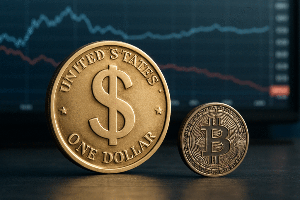 le dollar américain se renforce alors que les investisseurs se montrent prudents face à la baisse du bitcoin vers 95 000 dollars, analysant les tendances du marché et les implications économiques.