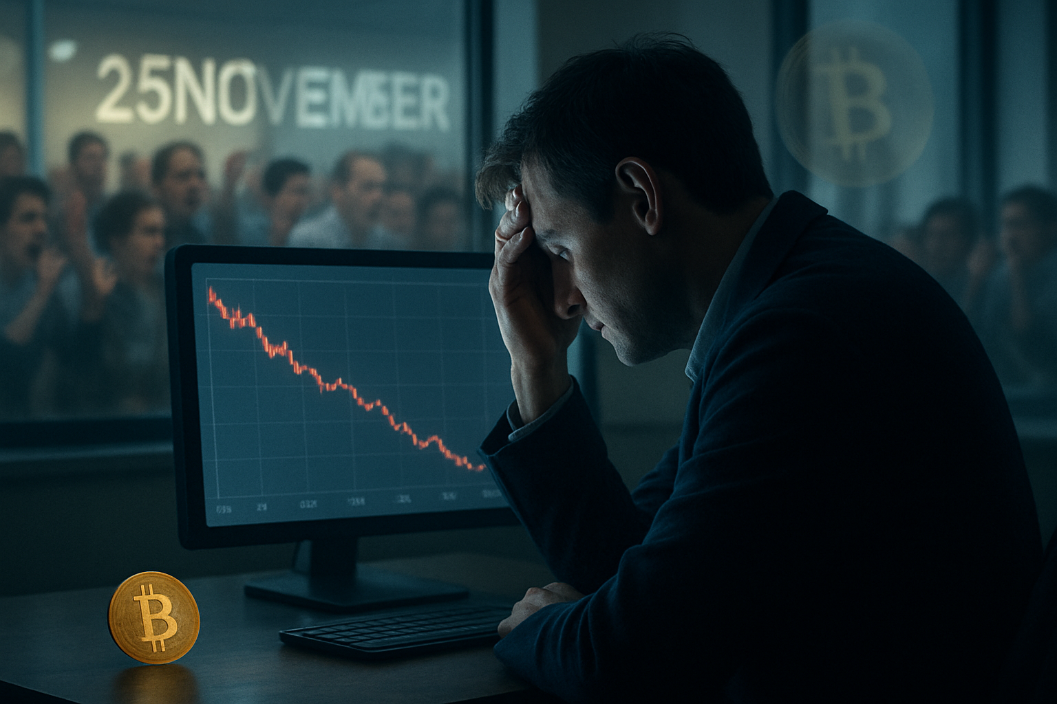 découvrez l'analyse du bitcoin au 25 novembre évoquant une capitulation massive imminente selon un expert, et comprenez les enjeux pour le btc.