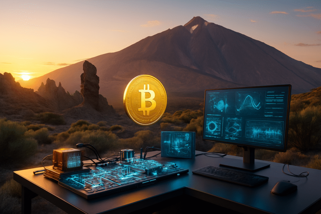 tenerife investit 10 millions de dollars en bitcoin pour stimuler la recherche en informatique quantique, marquant une avancée majeure dans l'adoption des cryptomonnaies et l'innovation technologique.