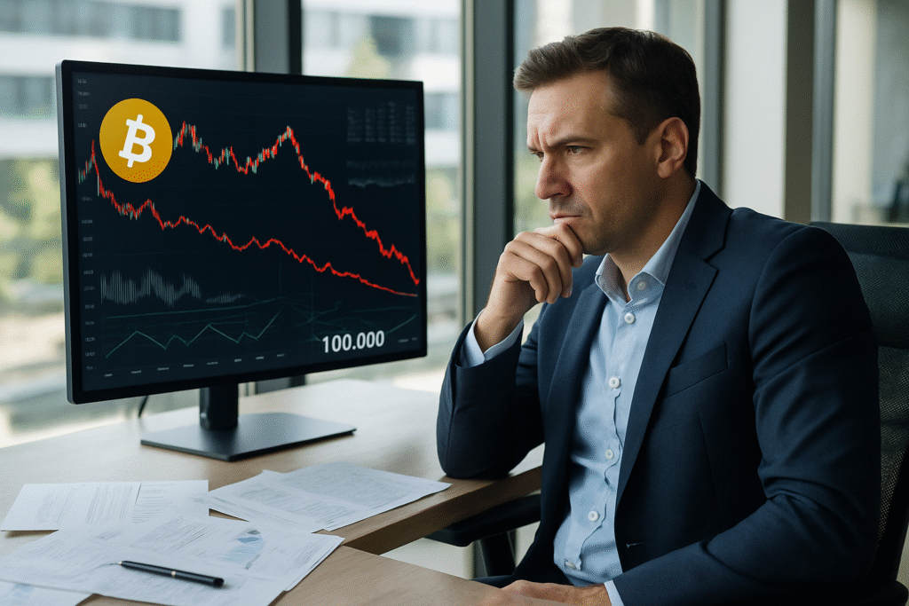 un investisseur revoit ses prévisions pour le bitcoin, anticipant une baisse significative de 250 000 $ à 100 000 $ d'ici la fin de l'année, impactant le marché des cryptomonnaies.
