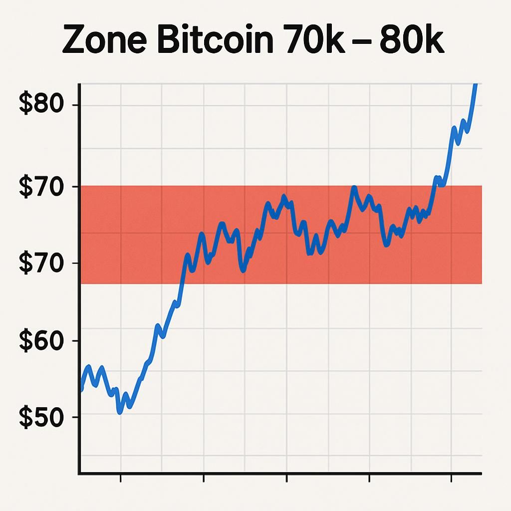 découvrez notre analyse approfondie de la zone des 70 000 à 80 000 $ de bitcoin, qui met en lumière une faille majeure dans les niveaux de support historiques et ses implications pour le marché.