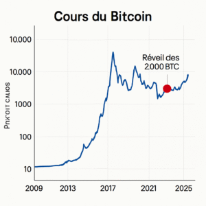 découvrez le réveil inattendu de 2 000 btc après 13 ans d'inactivité, un événement marquant dans l'histoire de bitcoin.