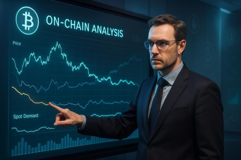 découvrez l'analyse on-chain du prof. chaîne sur bitcoin (btc) et explorez les raisons pour lesquelles la demande spot semble en berne, avec des insights approfondis sur le marché et les tendances actuelles.