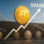 bitcoin reprend fortement sa course vers 93 000 dollars, contrastant avec la stagnation des altcoins qui ont du mal à décoller sur le marché des cryptomonnaies.