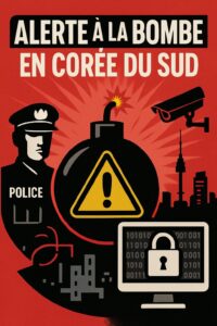 analyse approfondie de la crise en corée du sud avec une alerte à la bombe et une demande de rançon en bitcoin, explorant les implications sécuritaires et technologiques.