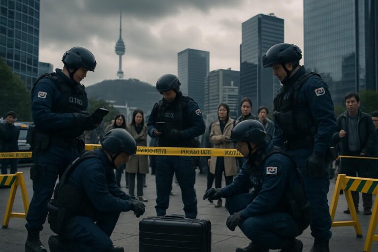 analyse approfondie de la crise en corée du sud : une alerte à la bombe accompagnée d'une demande de rançon en bitcoin, décryptage des enjeux et implications sécuritaires.