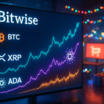 découvrez les dernières tendances crypto avec bitwise qui lance une solution diversifiée incluant btc, xrp et ada, ainsi que le lancement réussi de la vente de noël digitap ($tap).
