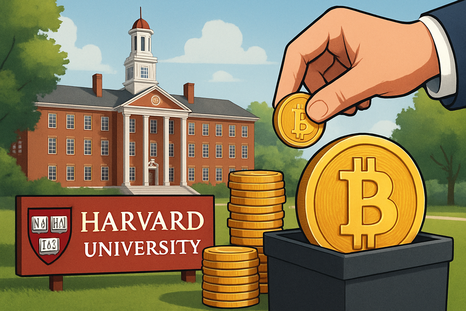 harvard augmente considérablement ses investissements en bitcoin et en or, triplant sa position en btc et doublant ses avoirs en or pour diversifier et renforcer son portefeuille.