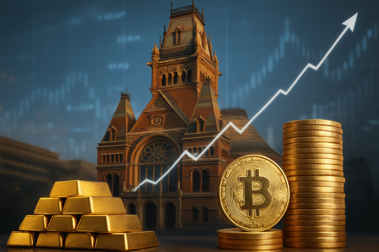 harvard augmente considérablement ses investissements en bitcoin et en or, triplant sa position en btc et doublant ses avoirs en métal précieux pour diversifier son portefeuille.