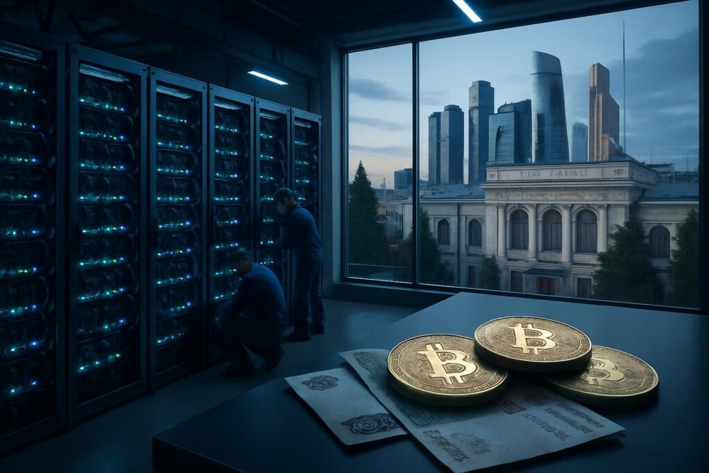 la banque centrale russe considère que le minage de bitcoin peut stimuler l'économie du rouble en renforçant sa valeur et en favorisant son adoption.