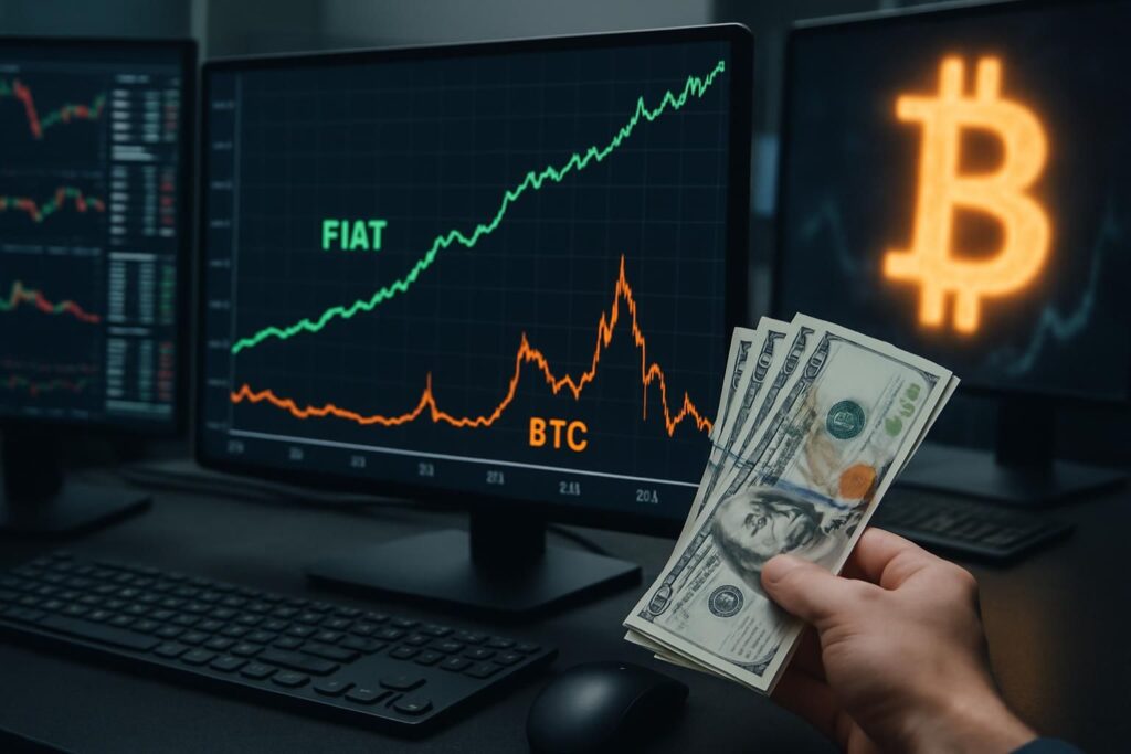découvrez comment la monnaie fiduciaire a surpassé la volatilité du bitcoin (btc), bouleversant les attentes sur les marchés financiers. analyse et perspectives.