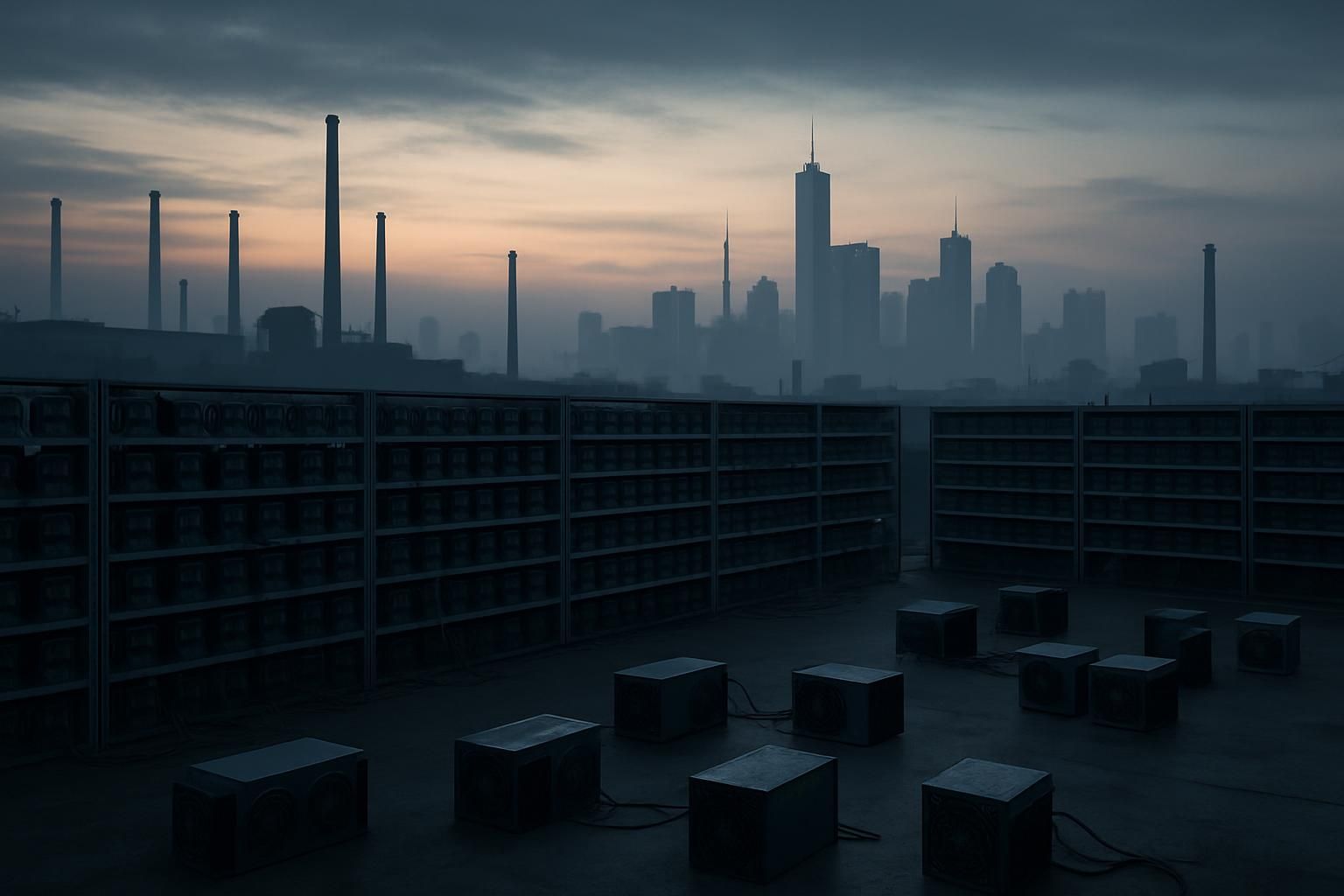 découvrez l'impact du halving de 2024 sur le hashrate du bitcoin, marqué par une chute historique due à l'arrêt massif des mineurs en chine.