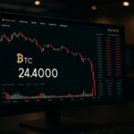 découvrez la chute du prix du bitcoin (btc) à 24 000 $ sur binance face au dollar américain, une évolution marquante du marché des cryptomonnaies.