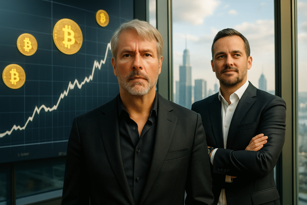 découvrez comment les 'bitcoin treasury companies' redéfinissent la finance grâce à la vision de michael saylor et l'audace d'eric larchevêque, une stratégie innovante en pleine expansion.
